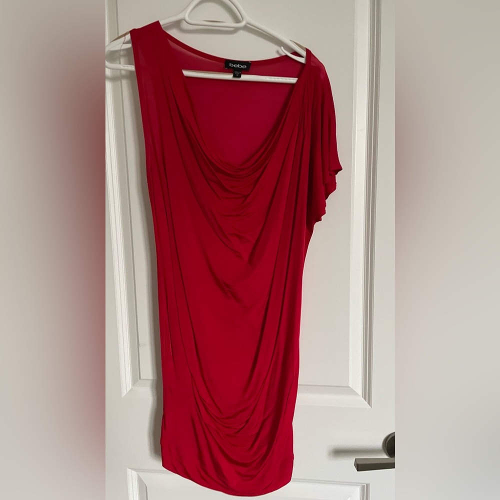 Bebe one shoulder dress